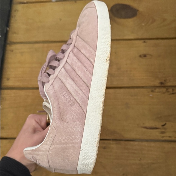 adidas Pink Suede Women's Casual Sneakers - Picture 5 of 5